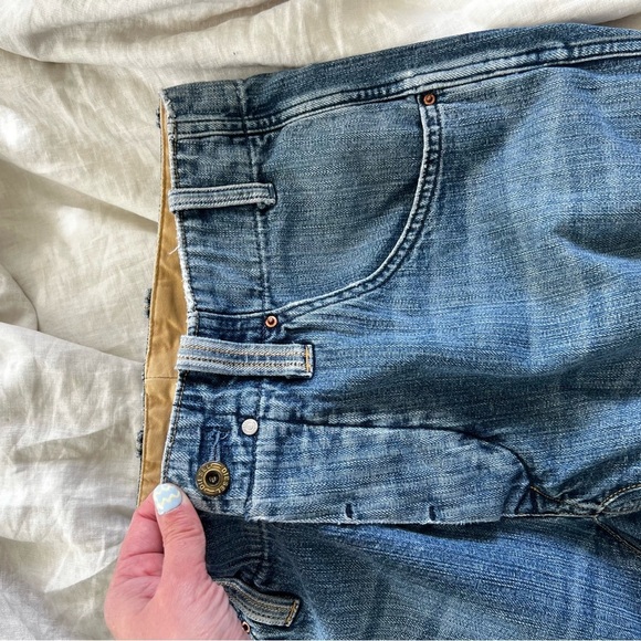 Vintage Y2K Diesel Wide Leg Flare Denim Jeans 2000s - Picture 8 of 8